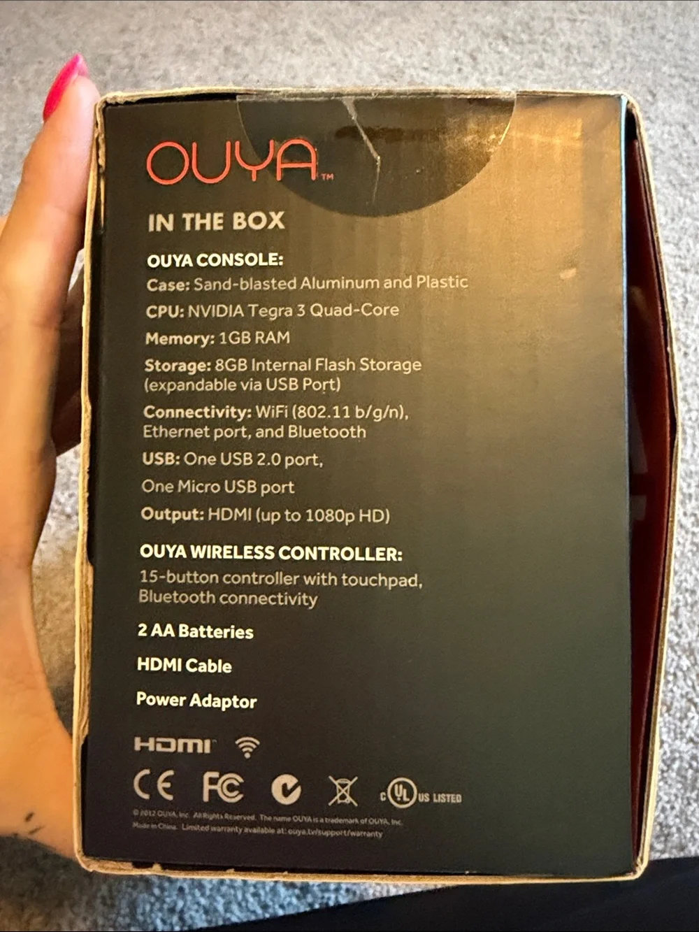 OUYA Gaming Console with 2 Controllers